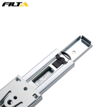 Filta China Hardware Factory Ball Bearing  Soft Closing 3-fold Drawer Runner Slide Rail